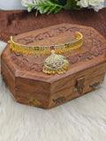 Traditional Impone Stone Necklace for Women – Gold Look