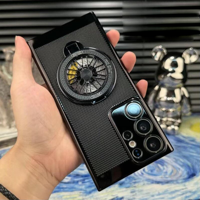 Samsung Series Brilliant Spin Rotating Wheel Stand Case