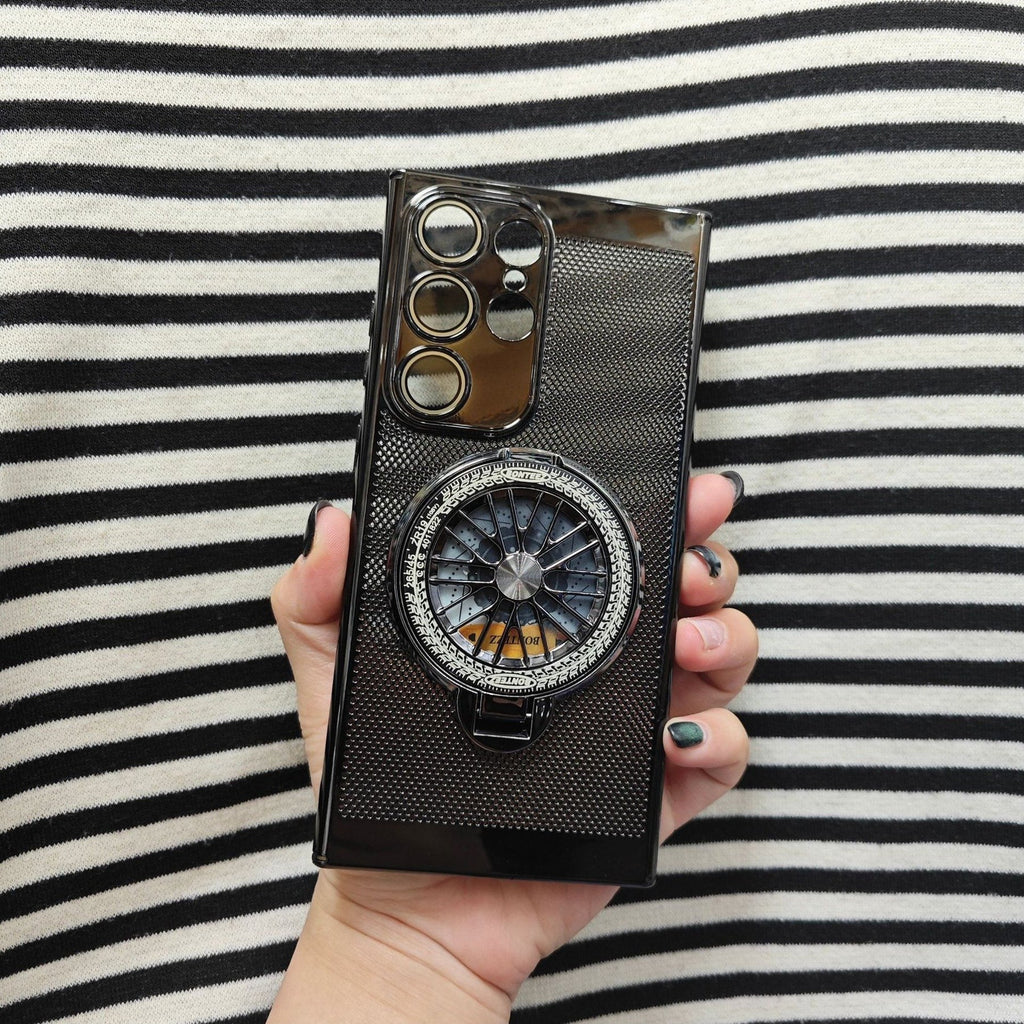 Samsung Series Brilliant Spin Rotating Wheel Stand Case