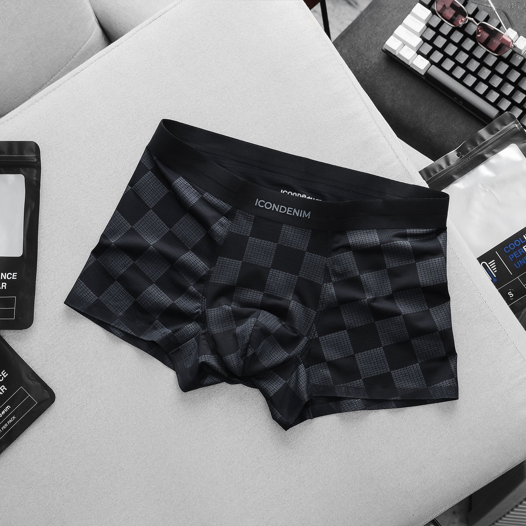 SkinEase Denim Pattern Men's Boxer Shorts | BS-38
