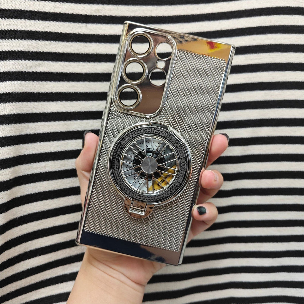 Samsung Series Brilliant Spin Rotating Wheel Stand Case