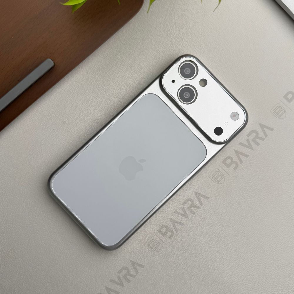 Luxury 17 Pro Look Conversion Case for iPhone 13/14/15/16 Series