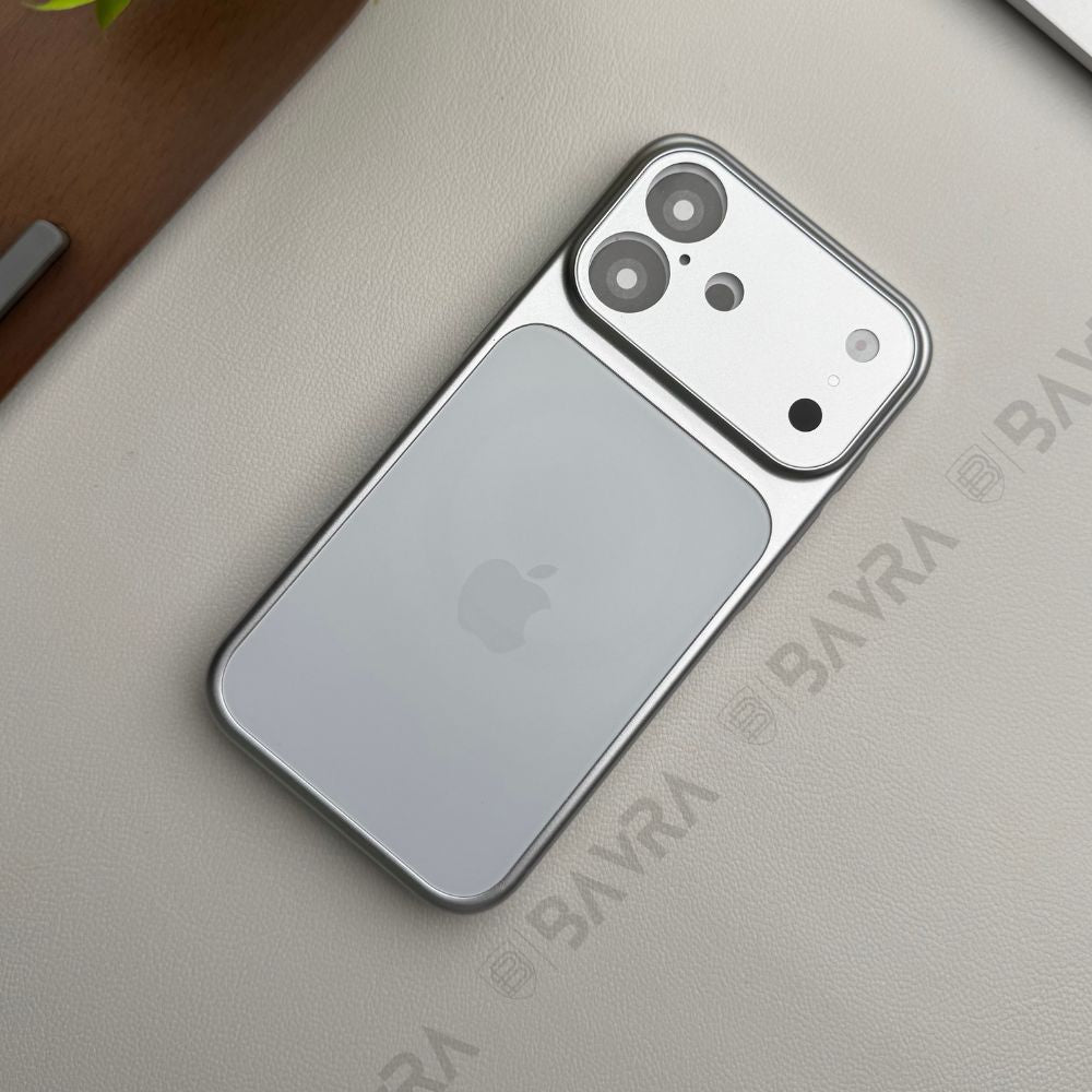 Luxury 17 Pro Look Conversion Case for iPhone 13/14/15/16 Series