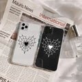 Spider Heart Printed Silicone case