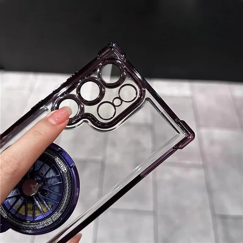 Galaxy Series Electroplated Rotating Gyro Magnetic Case