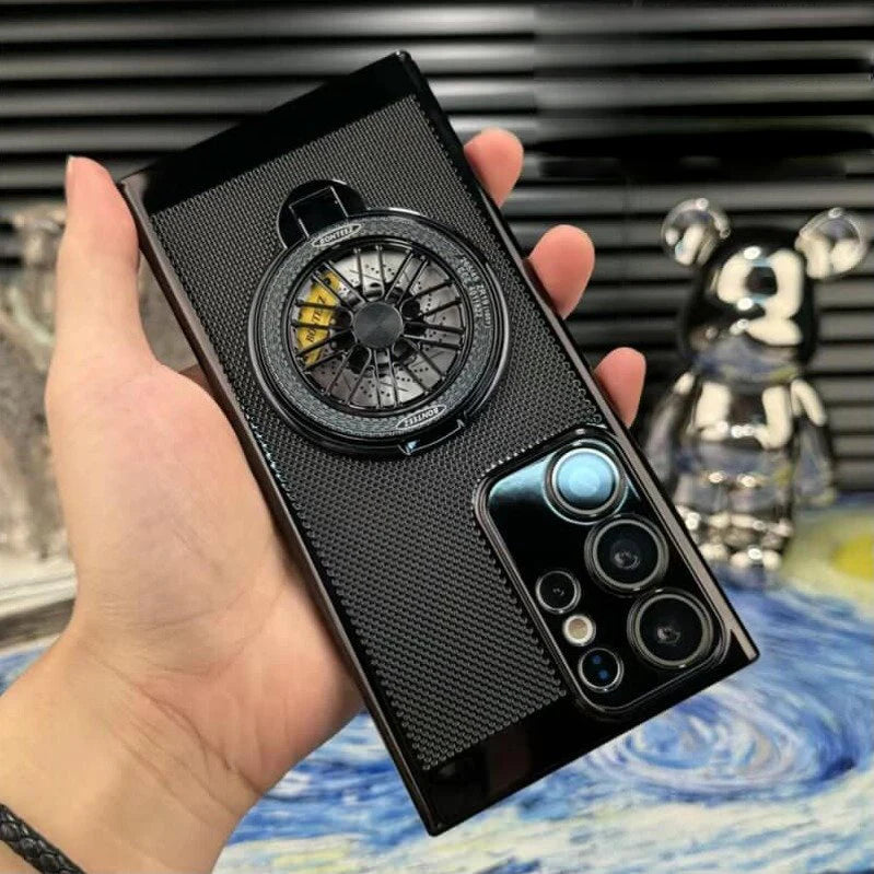 Galaxy Series Brilliant Spin Rotating Wheel Stand Case