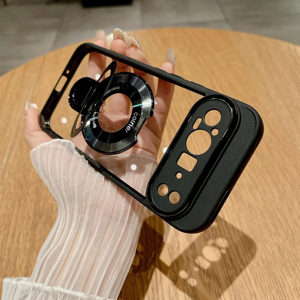 Transparent Rotating Ring Stand Case - Google
