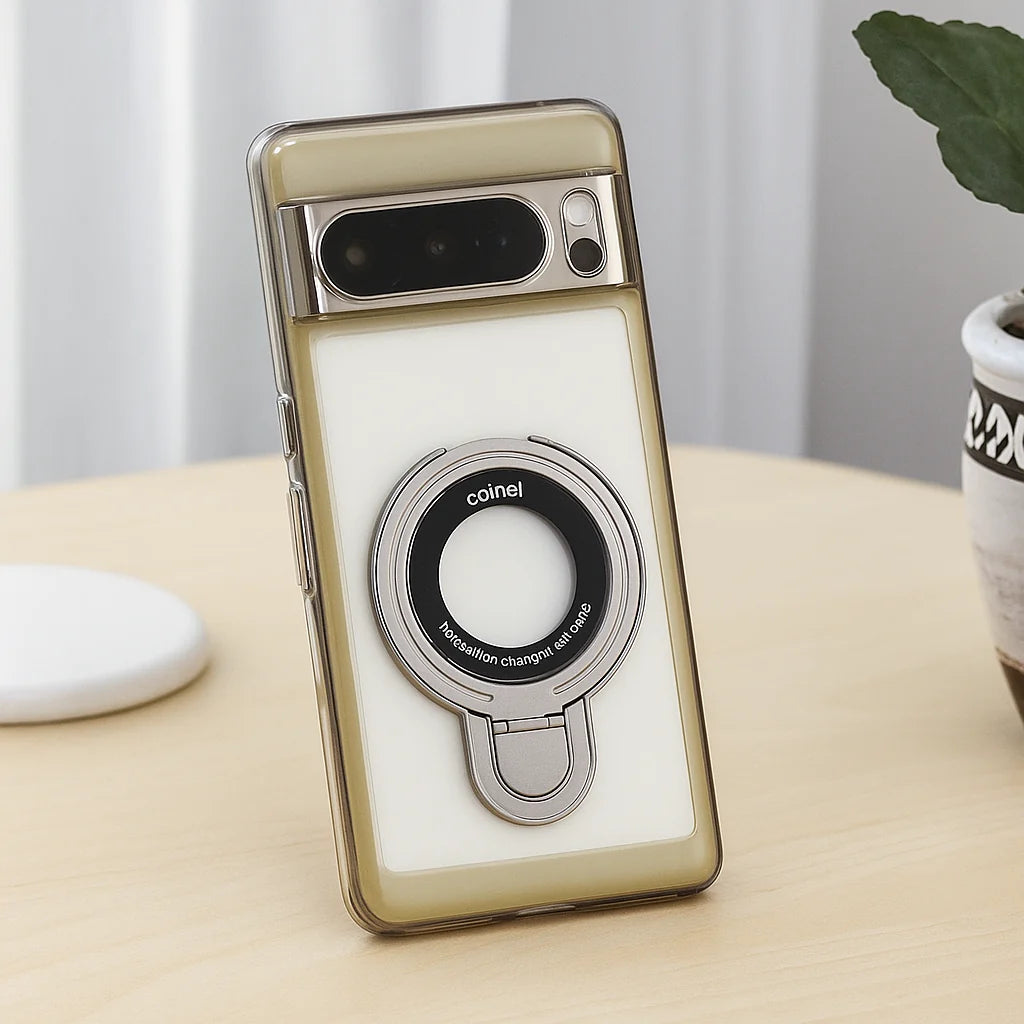 Transparent Rotating Ring Stand Case - Google