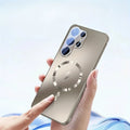 Polished Edge Metallic Magsafe Case - Samsung