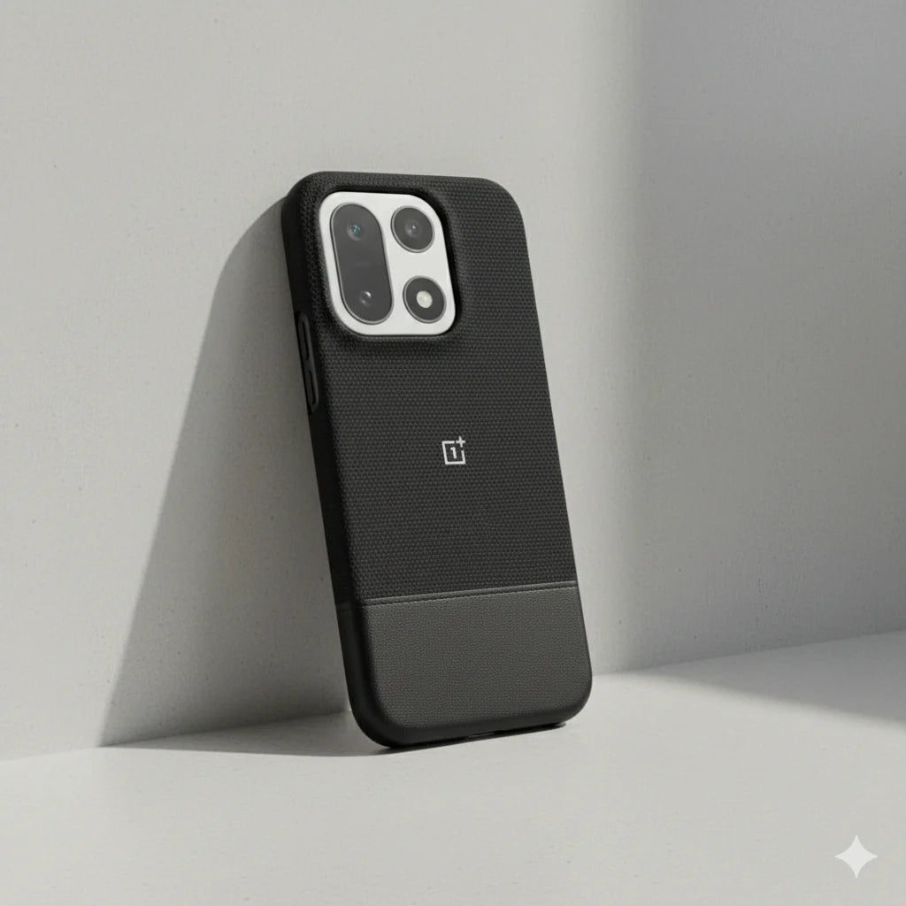 OnePlus Series Retro Business Half Leather Case