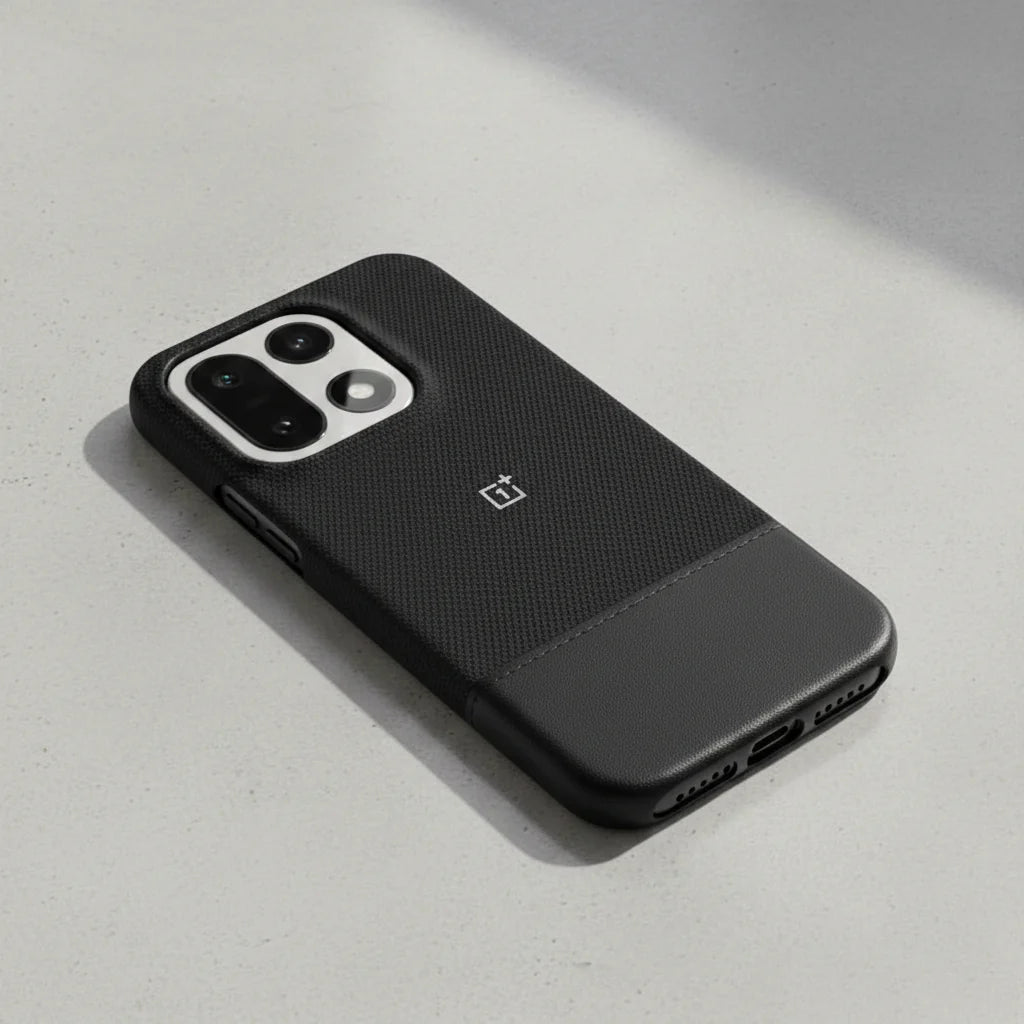 OnePlus Series Retro Business Half Leather Case