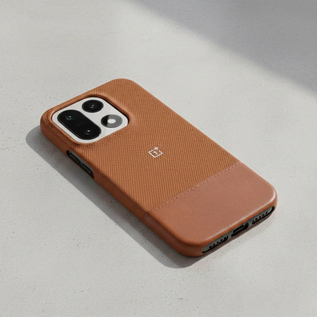 OnePlus Series Retro Business Half Leather Case
