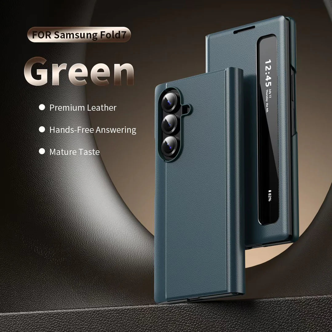 Galaxy Series Intelligent View Side Window Flip Case