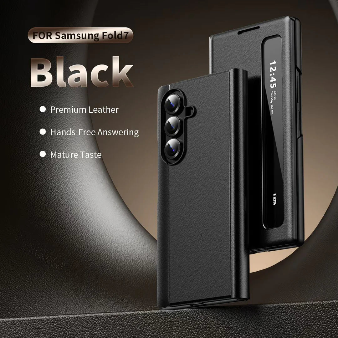 Galaxy Series Intelligent View Side Window Flip Case