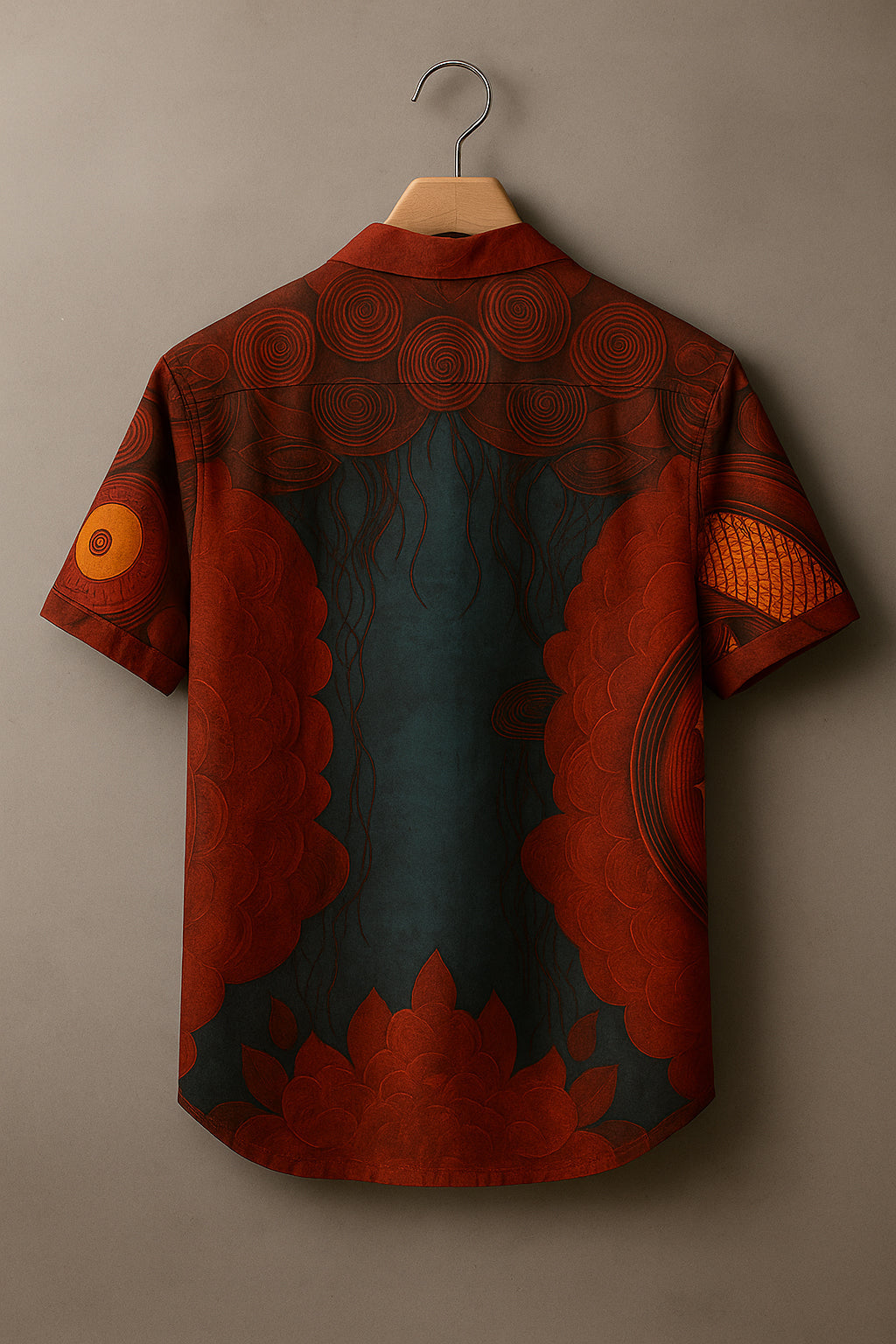 Abstract Earth Tone Mandala Shirt