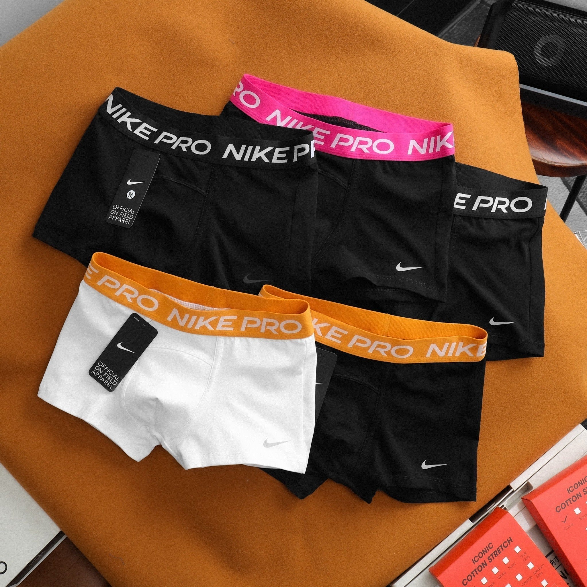 8 Pack  UnderRebel Boxers -Men's FreshGuard Breathable Basics boxer