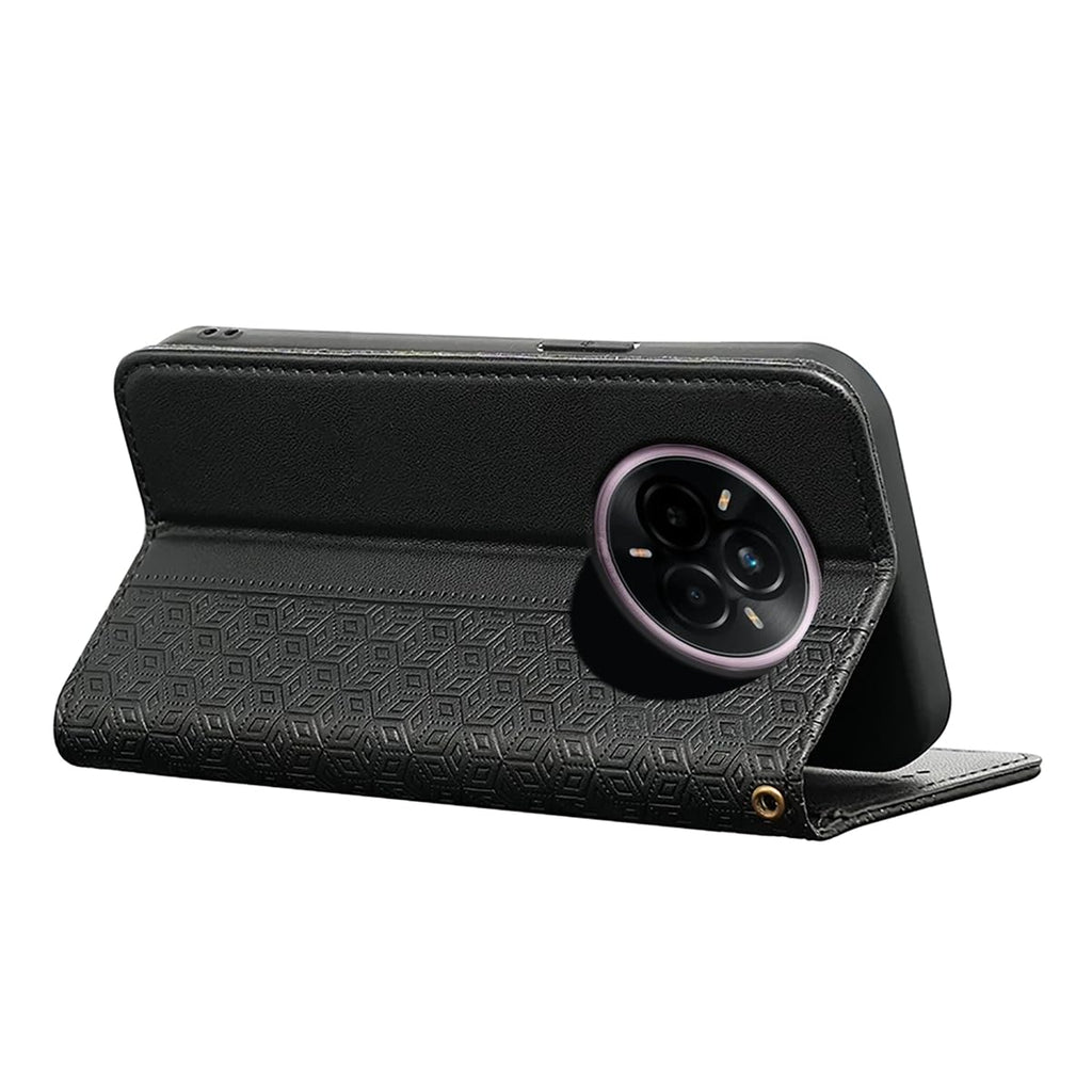 Realme Wallet Phone Case  Pattern Imprint Leather Flip Cover