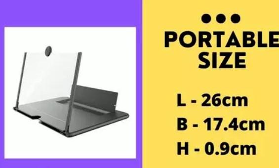 PORTABLE 12X VIEW F3 SCREEN EXPANDER 3D MAGNIFIER FOR MOBILES AND WATCHING MOVIES SCREEN EXPANDERS & MAGNIFIERS 50% OFF SALE🔥