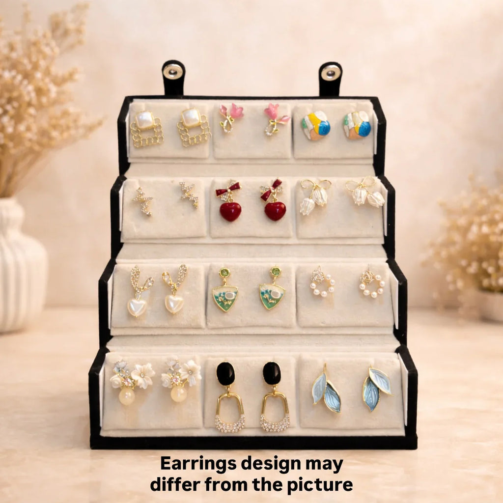 12 Korean Earring With Premium Box