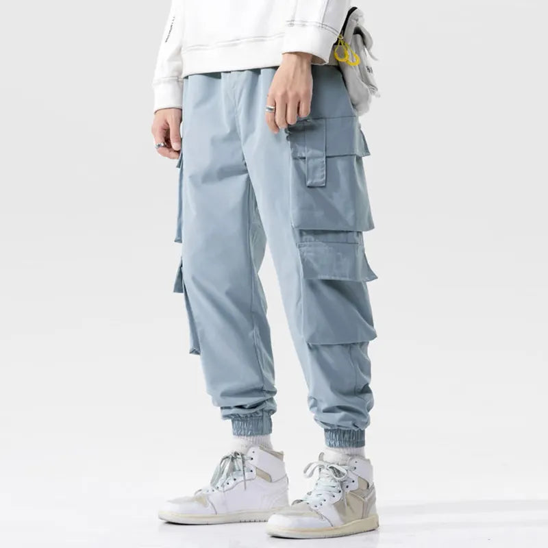 YYSY Autumn New Fashion Design Loose Fit Mens Cargo Pants pack of 2