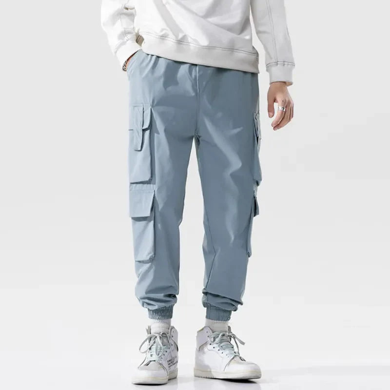 YYSY Autumn New Fashion Design Loose Fit Mens Cargo Pants pack of 2