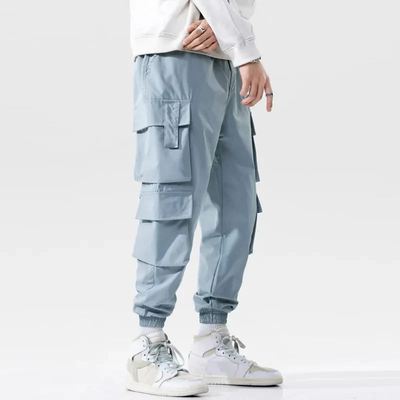YYSY Autumn New Fashion Design Loose Fit Mens Cargo Pants pack of 2