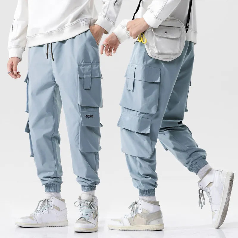 YYSY Autumn New Fashion Design Loose Fit Mens Cargo Pants pack of 2