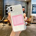 Stay Hydrated Clear Silicone Case