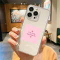 I Am Living My Dream Life Clear Silicone Case