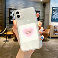I Attract Loving Friendships Clear Silicone Case