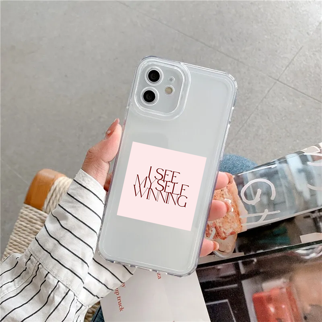 I See My Self Winning Clear Silicone Case