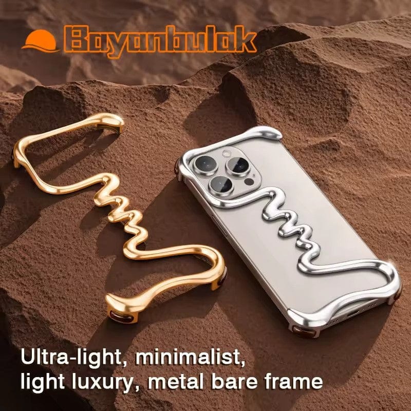 Luxury iPhone Case with One Line Minimalist Design For iPhone