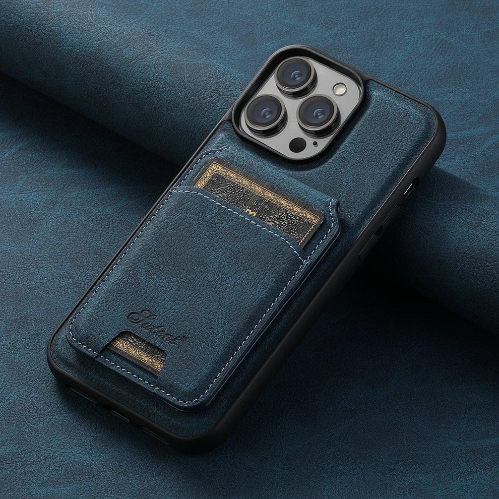 Premium Leather Magsafe Wallet Case for iPhone