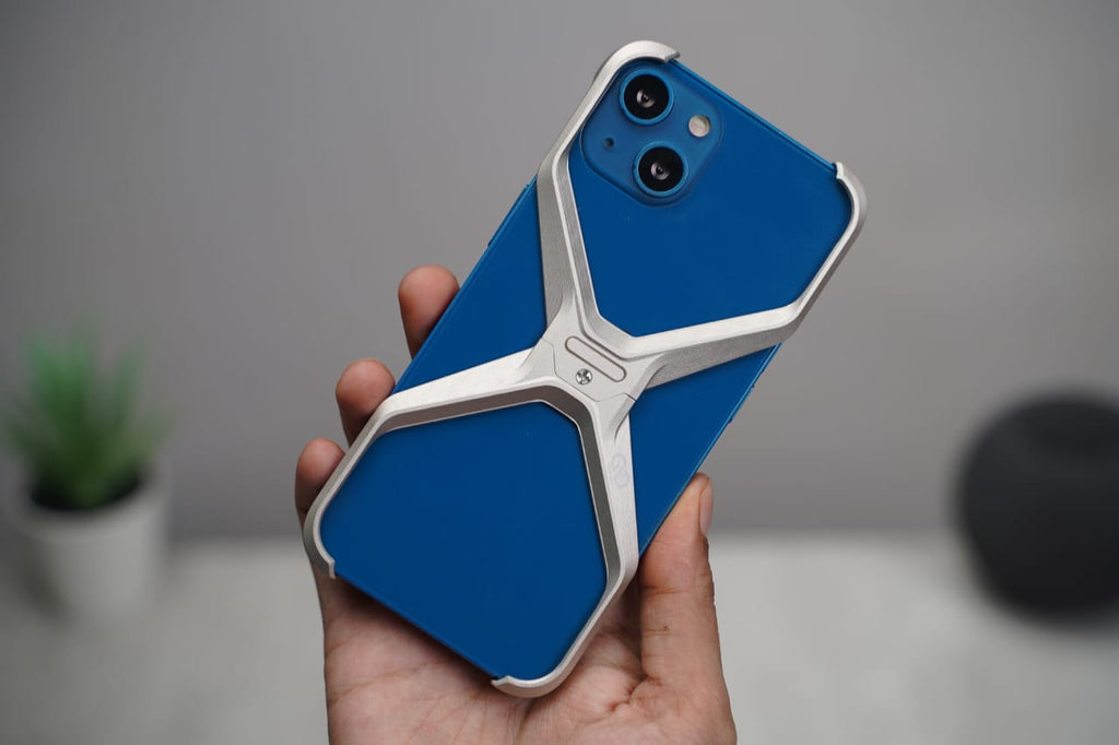 Anti-Fingerprint Titanium XBumper Metal Case for iPhone
