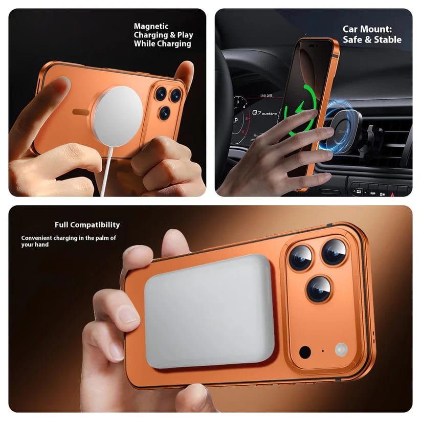 Infinity Edge Metal Magnetic Case for iPhone
