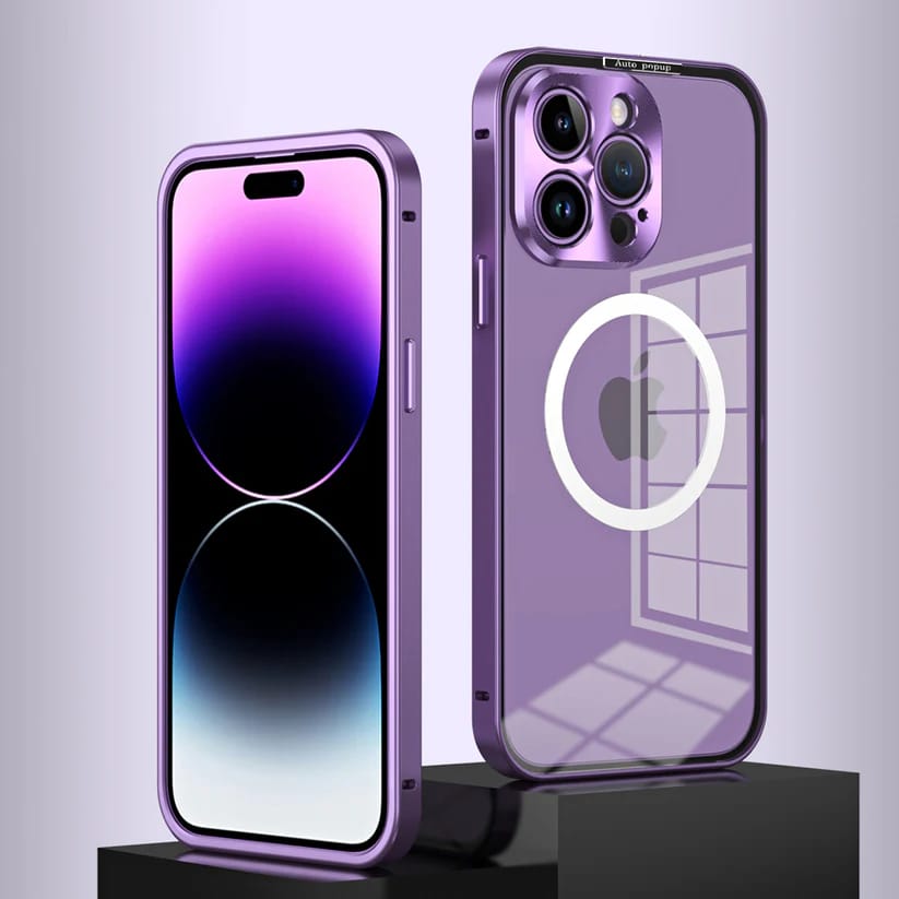 Luxury Ultra-Thin Matte Metal Frame Case for iPhone