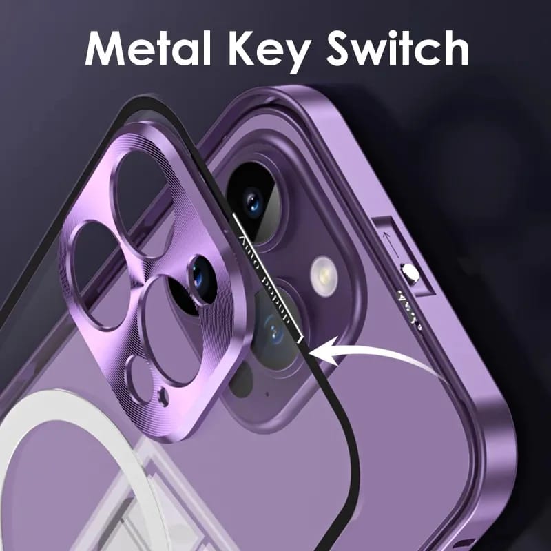 Luxury Ultra-Thin Matte Metal Frame Case for iPhone