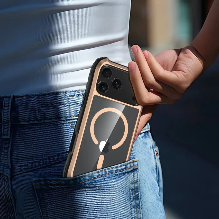 Retro Core Alloy MagSafe Case for iPhone