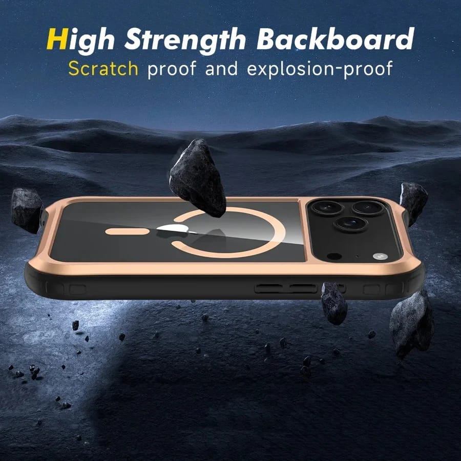 Retro Core Alloy MagSafe Case for iPhone