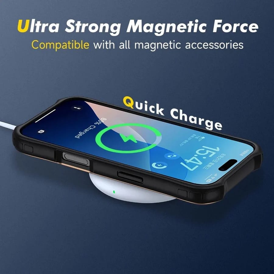 Retro Core Alloy MagSafe Case for iPhone