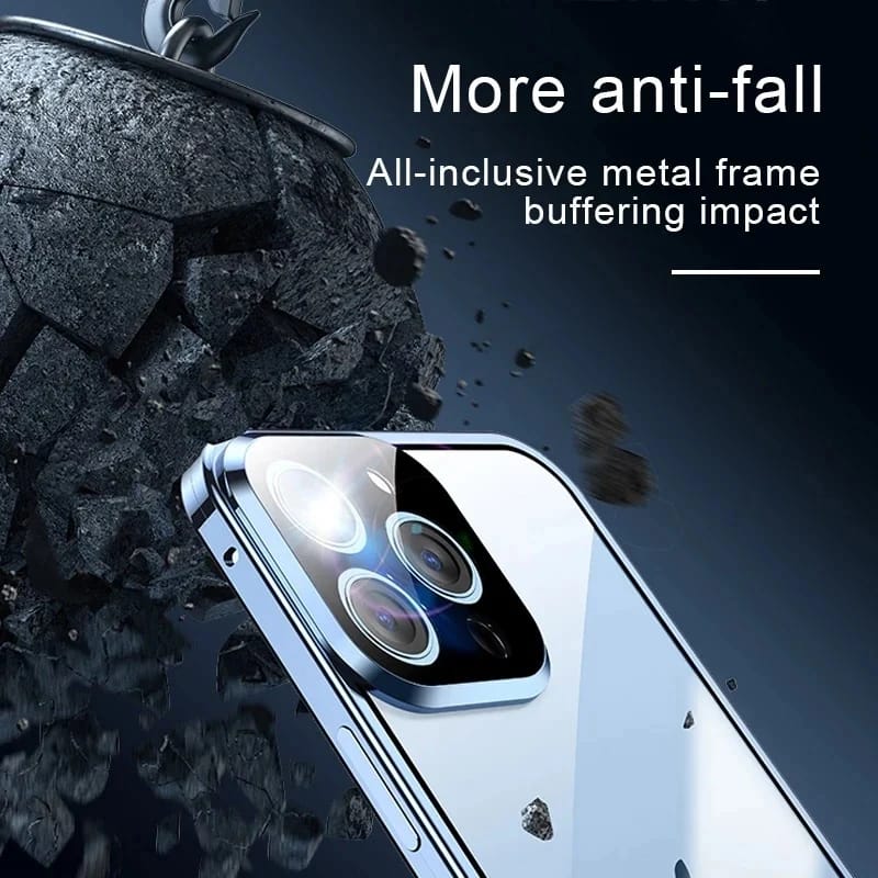 Aqua Cage Twin Glass Case for iPhone