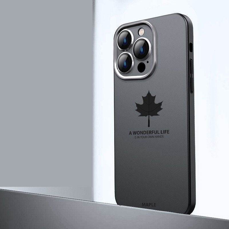 Autumn Radiance Maple Leaf Matte Case for iPhone
