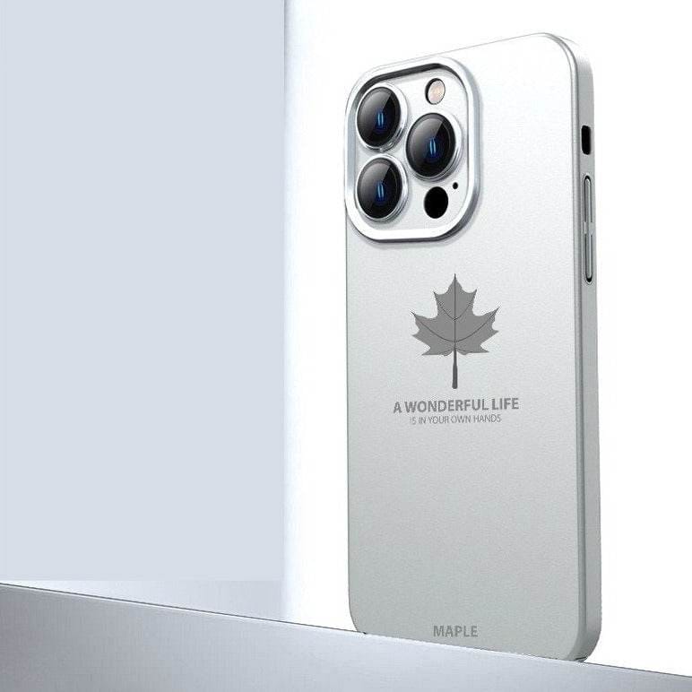 Autumn Radiance Maple Leaf Matte Case for iPhone