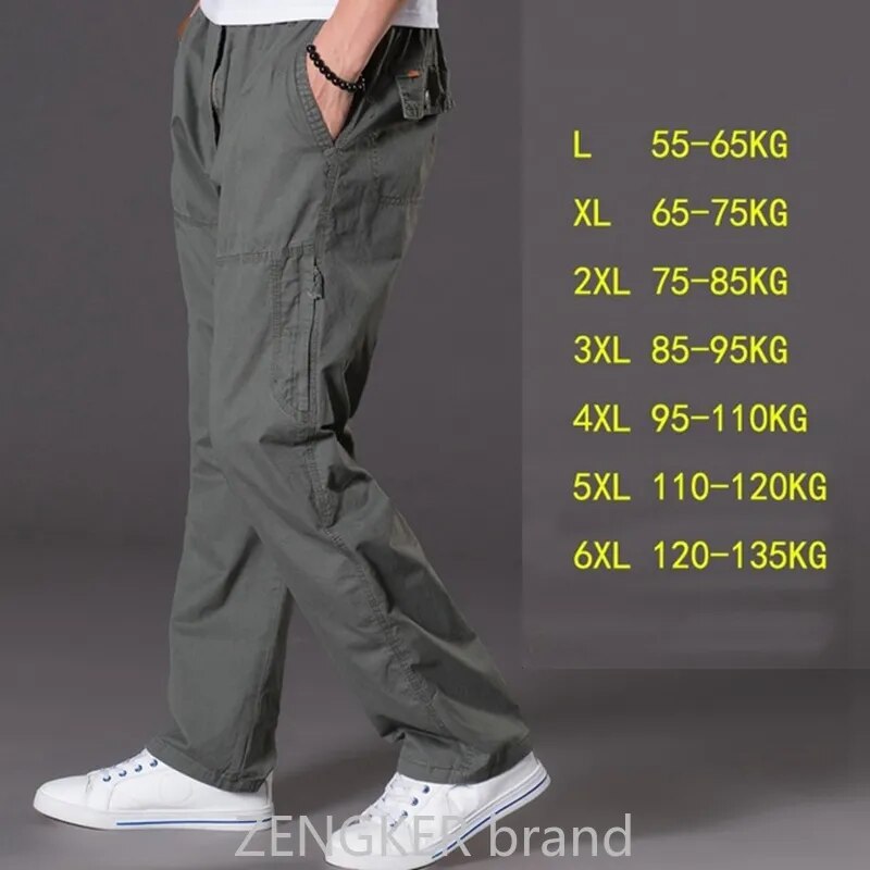 MEN'S CARGO TROUSERS STRAIGHT [PACK OF 2]