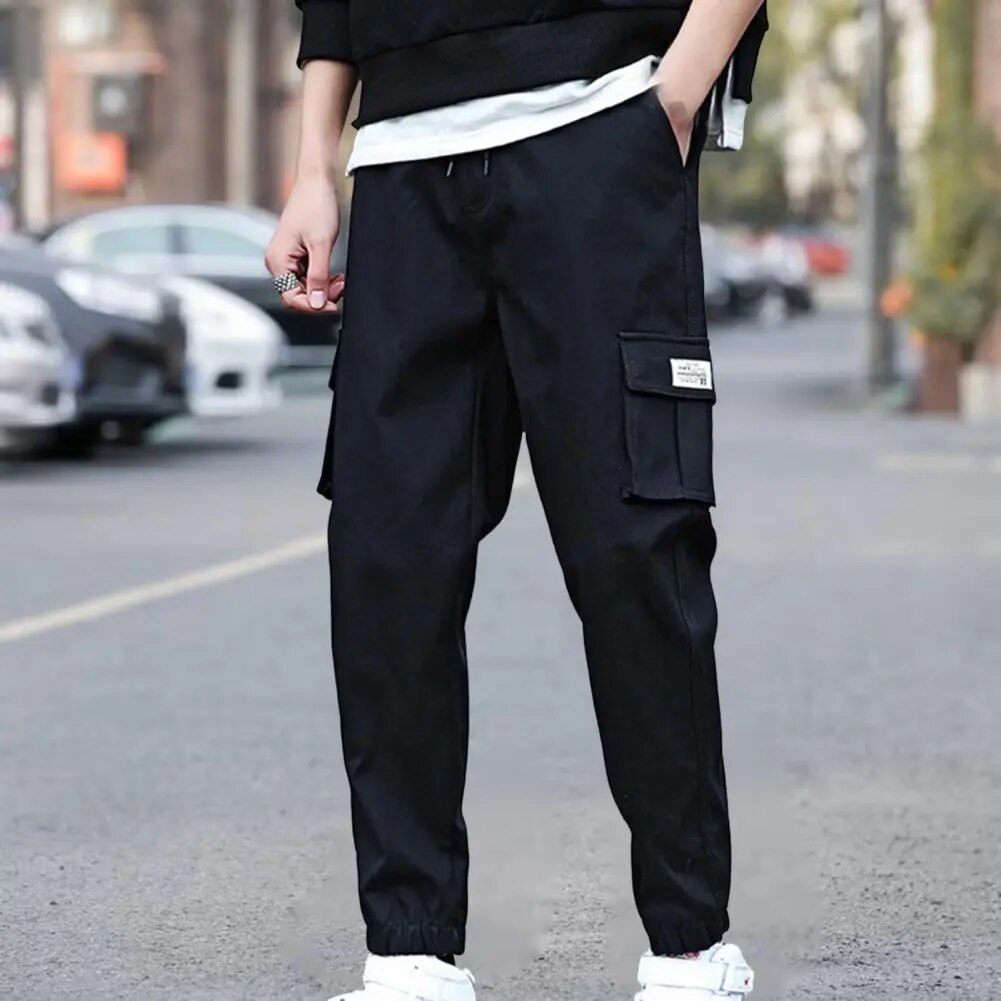 Men Streetwear Cargo Hip Hop Pants( Pack of 2)