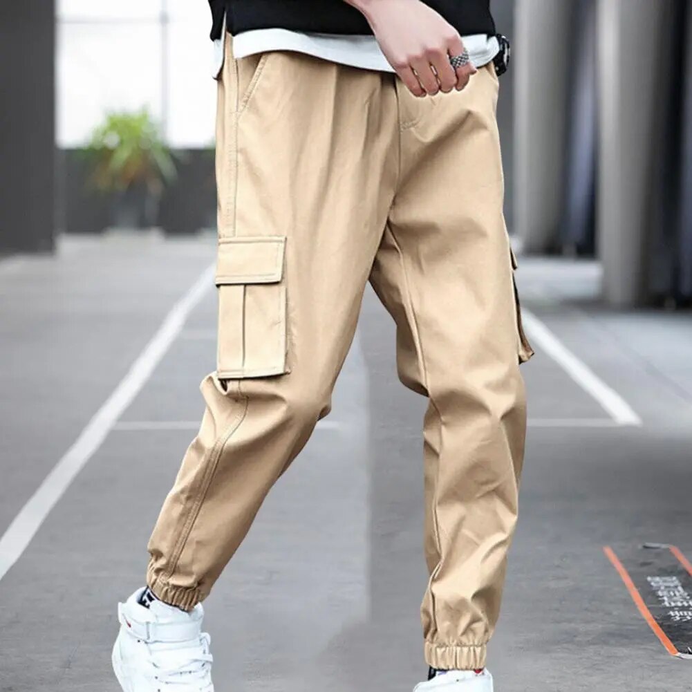 Men Streetwear Cargo Hip Hop Pants( Pack of 2)