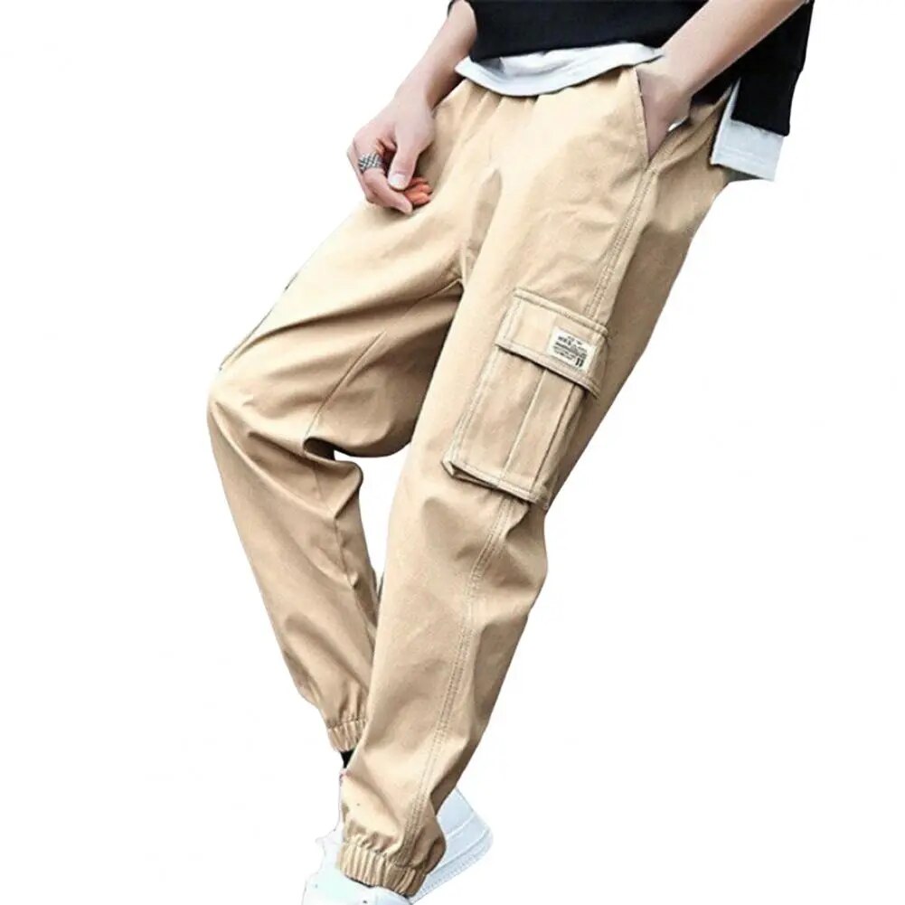 Men Streetwear Cargo Hip Hop Pants( Pack of 2)