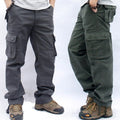 Multi-Pocket Baggy Casual Cotton Army Slacks Pants(PACK OF 2)
