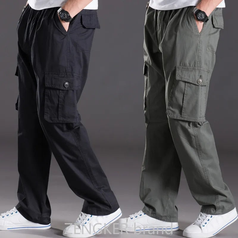 MEN'S CARGO TROUSERS STRAIGHT [PACK OF 2]