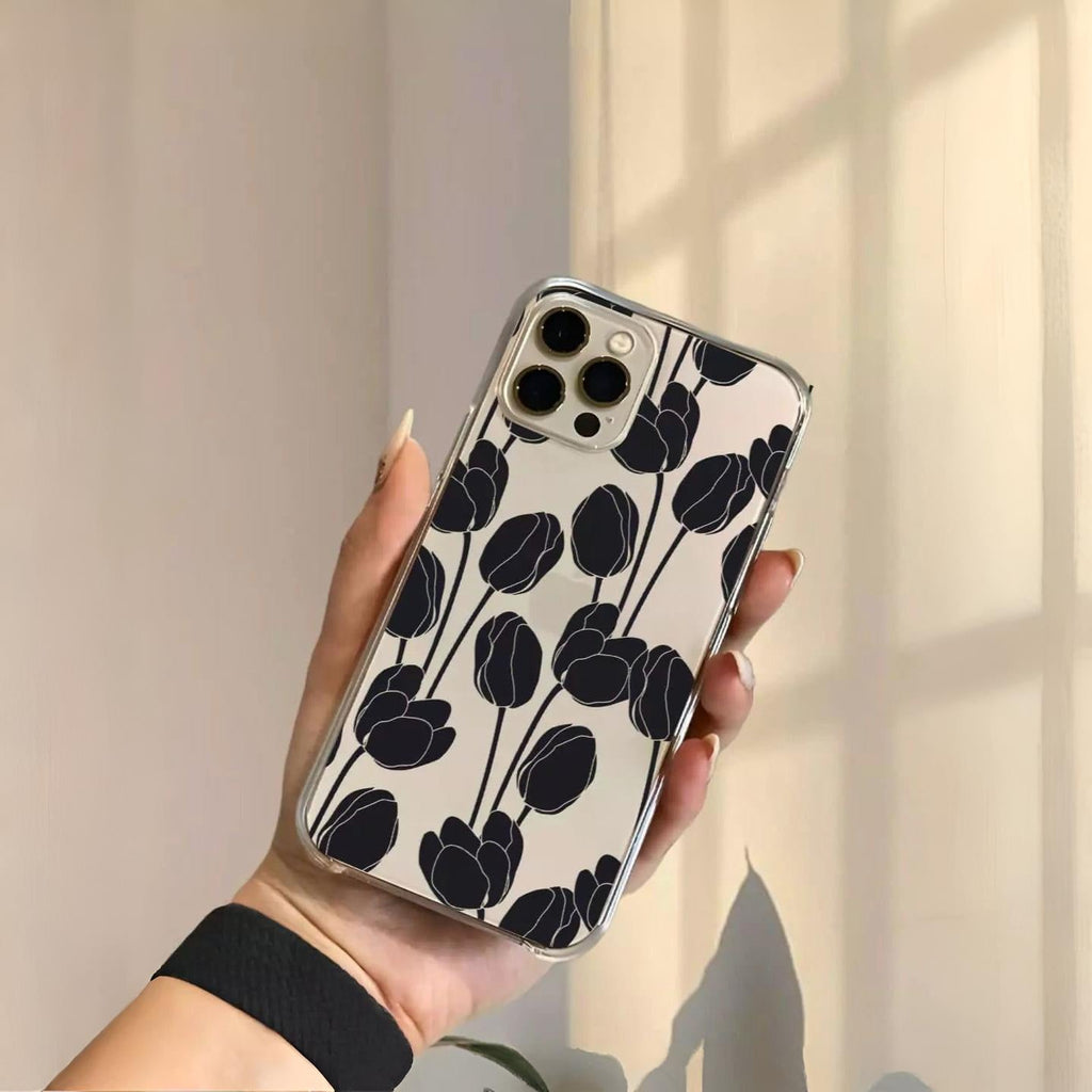 Tulip Flower Printed Silicone case